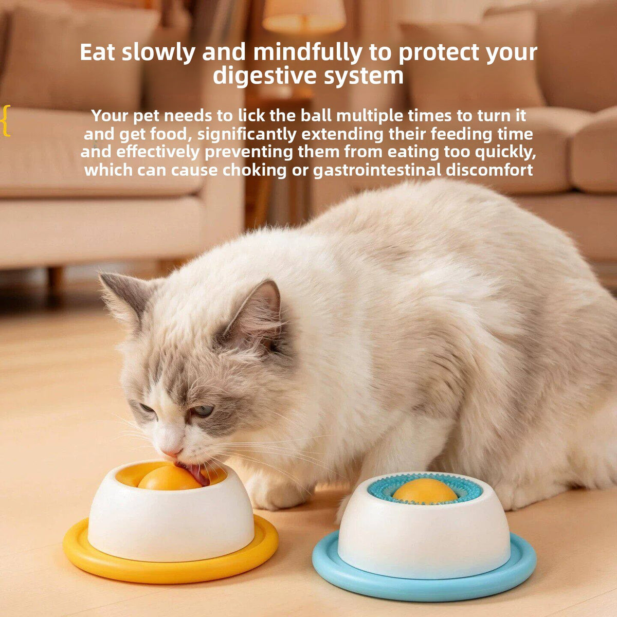 Interactive Slow Feeder Pet Bowl