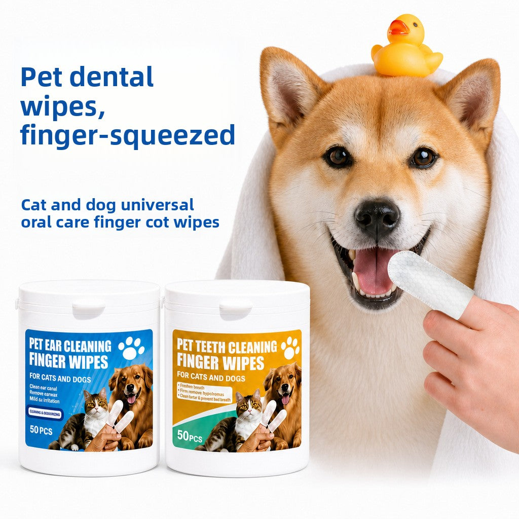Pet cleaning wipes