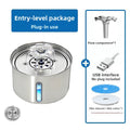 Automatic Pet Water Fountain Stainless Steel Drinking Bowl