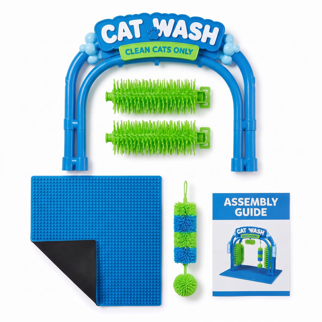 Cat Bath ? a cat bathing set, a practical tool for cleaning and grooming your pet cat