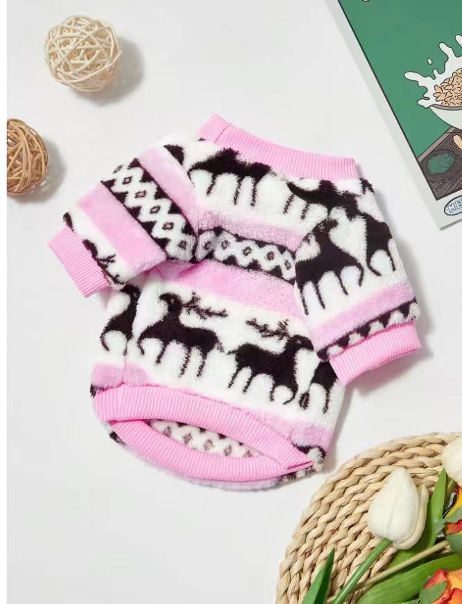 Christmas Printed Pet Clothes