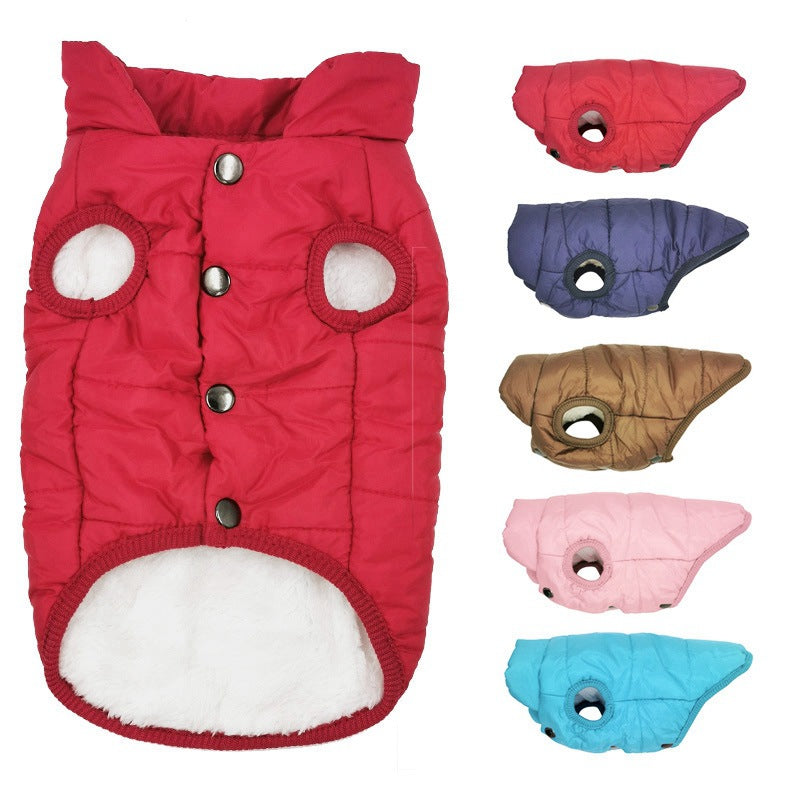 Cotton-Padded Pet Dog Vest