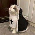 Gothic Pet Nun Costume Halloween Cloak