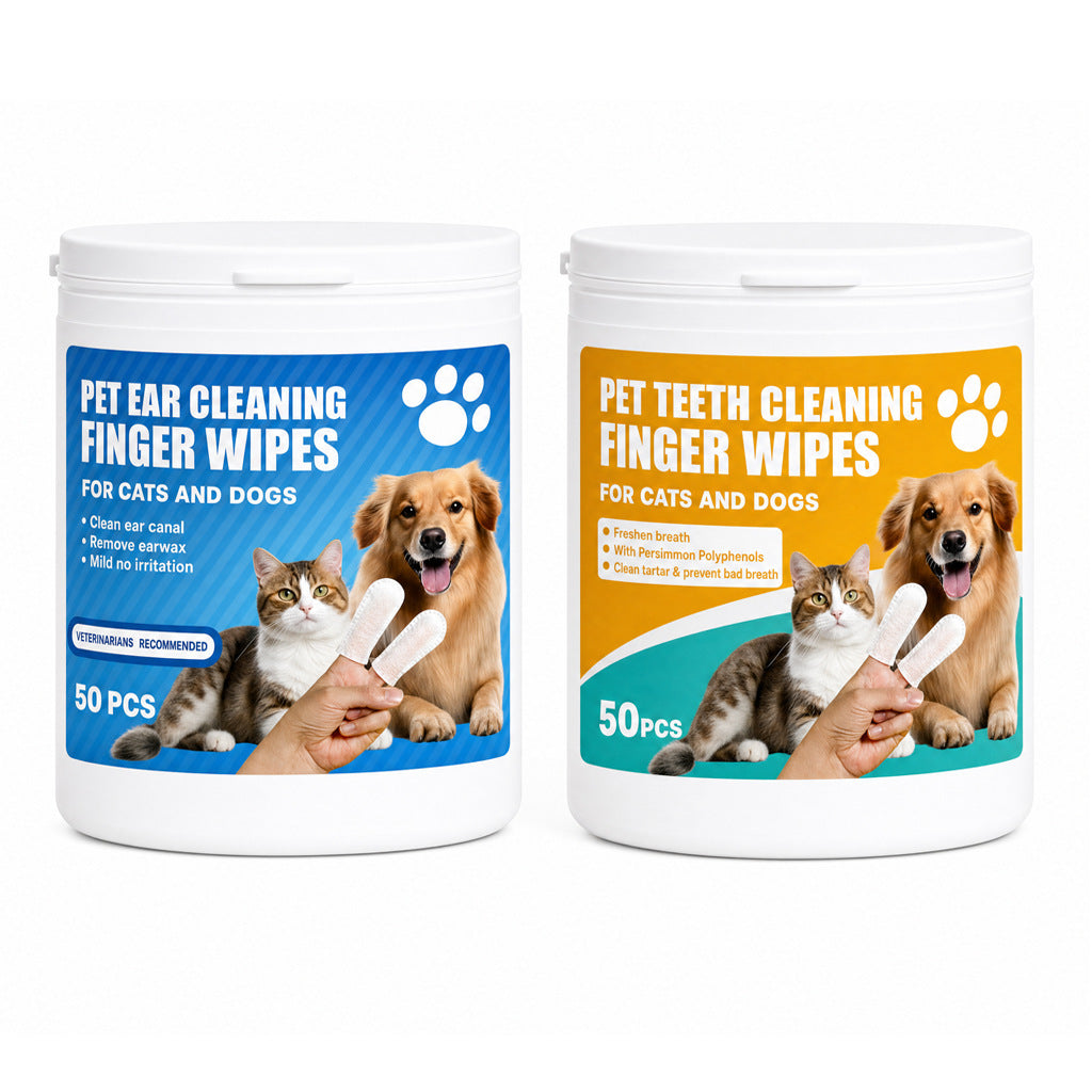 Pet cleaning wipes