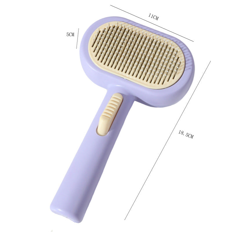 Cat floating hair cat hair comb pet double-sided hair removal self-cleaning comb