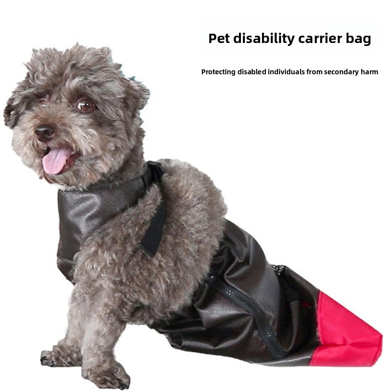 Pet Disabled Dog Walking Support Bag