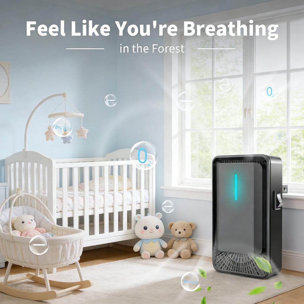 Plug-In Pet Household Air Purifier, Formaldehyde-Removing Negative Ion Household Air Purifier