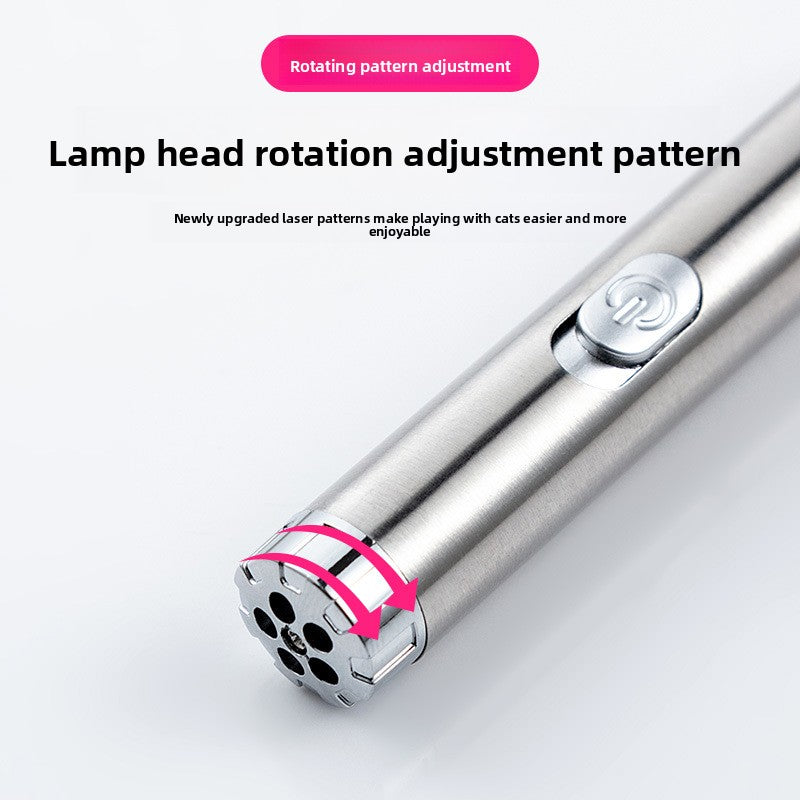 Multi-Pattern Laser Cat Tease Pen Pet Toy
