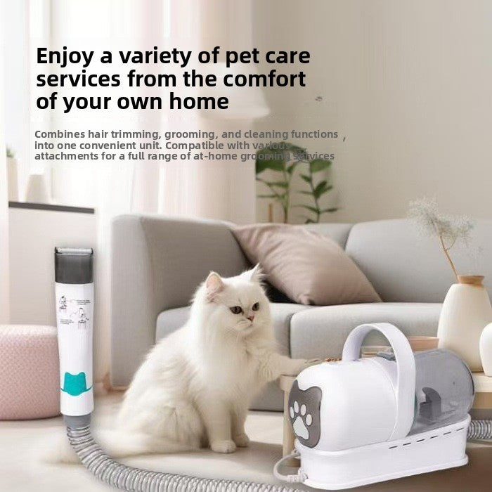 Multifunctional Pet Hair Vacuum Groomer