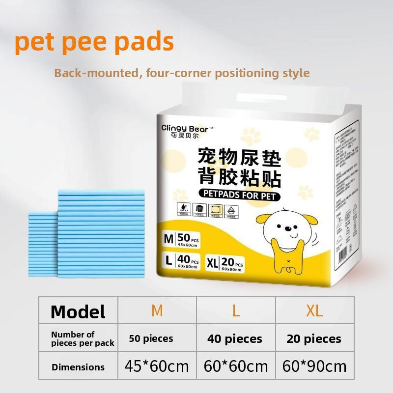 Disposable Absorbent Pet Urine Pads with Odor Control