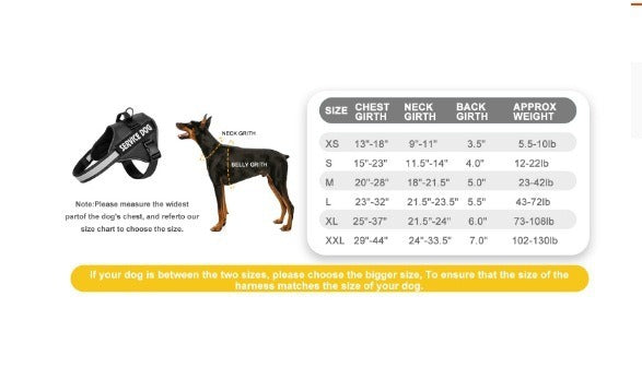 Reflective Dog Harness and Leash Set