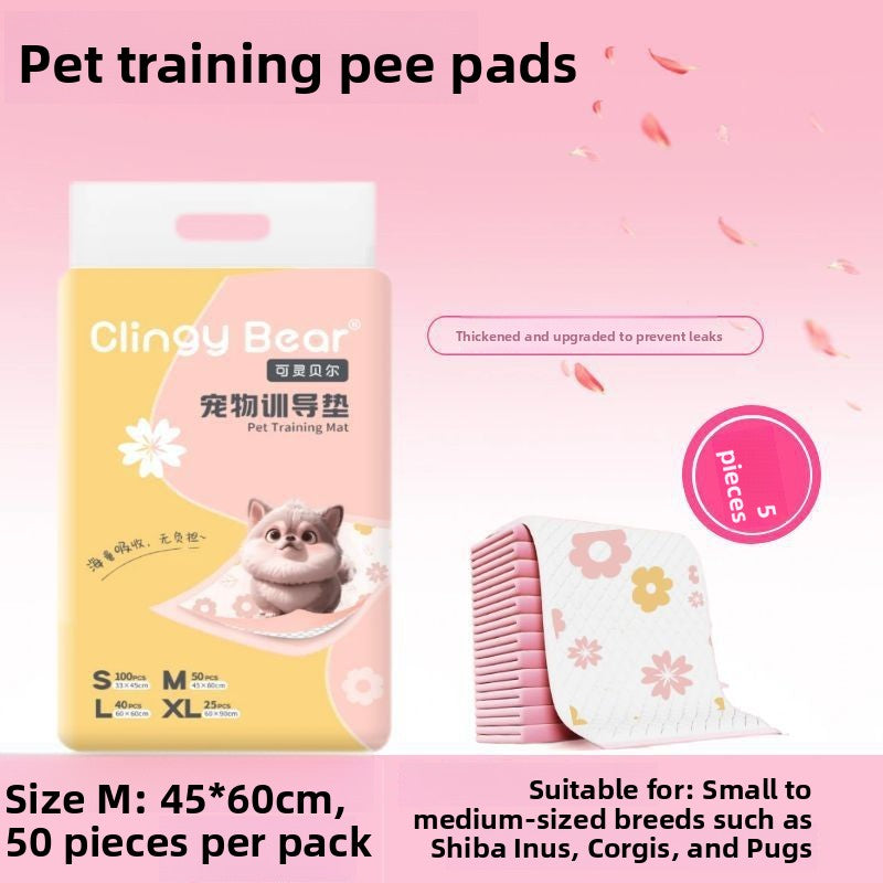 Disposable Absorbent Pet Urine Pads with Odor Control