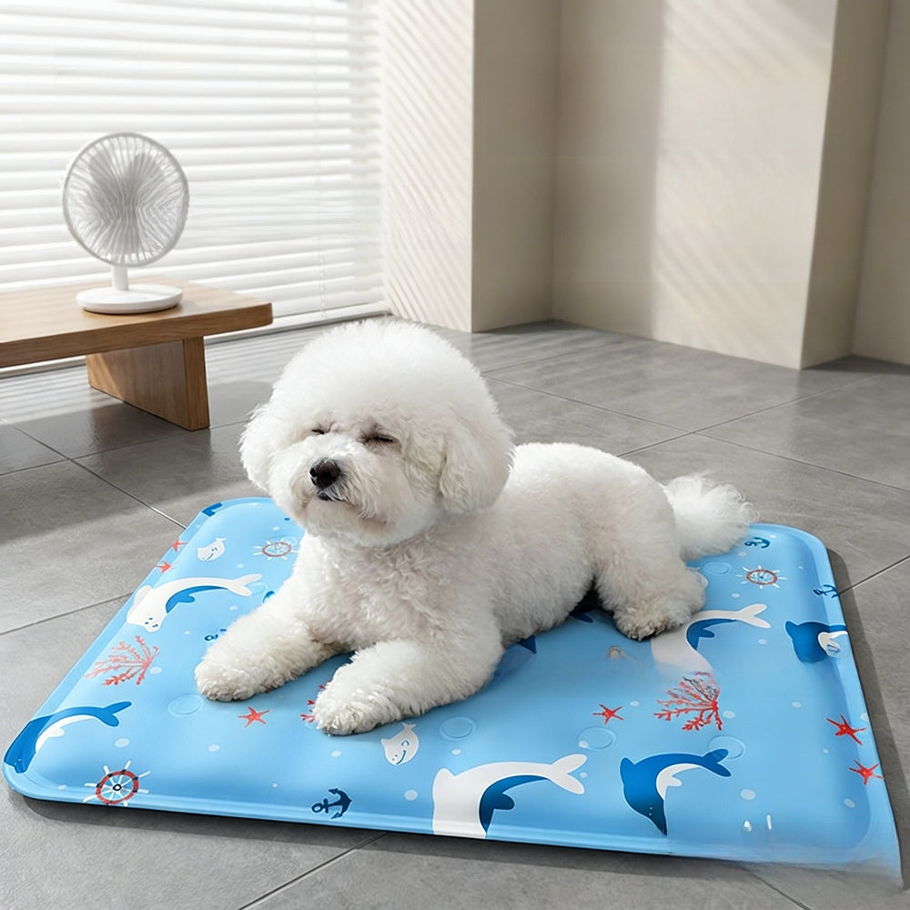 Gel-Filled Pet Cooling Mat with Scratch-Resistant Design