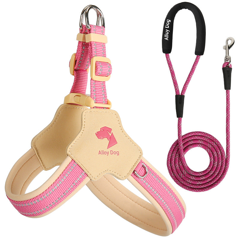 Adjustable Dog Harness and Leash Set