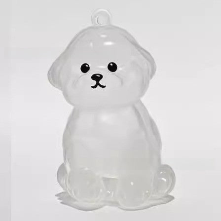 Pet Hair Memorial Keychain